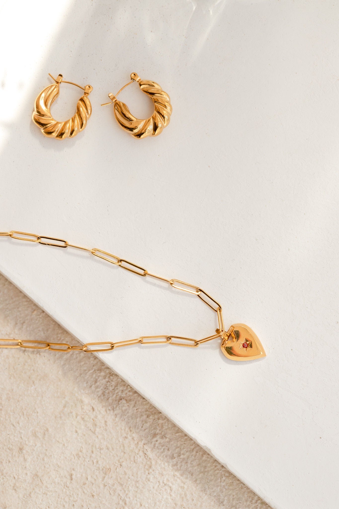 Fashion Women Minimalist Necklace Jewelry Stainless Steel Gold