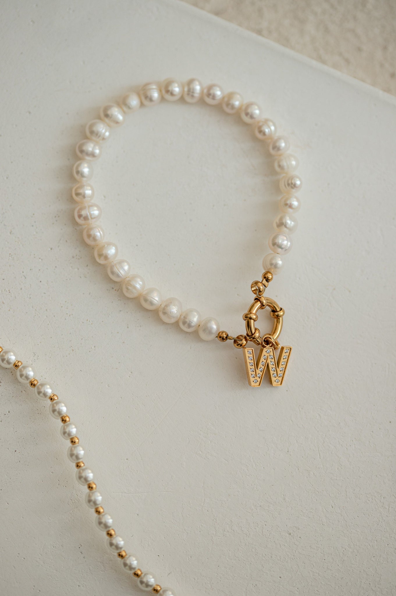 Pearl Chain Bracelet, 18K Gold, Bridesmaid Bracelet, Fresh Water Pearl Jewelry, Bracelet For Women, Minimalist Bracelet, Chain Bracelet