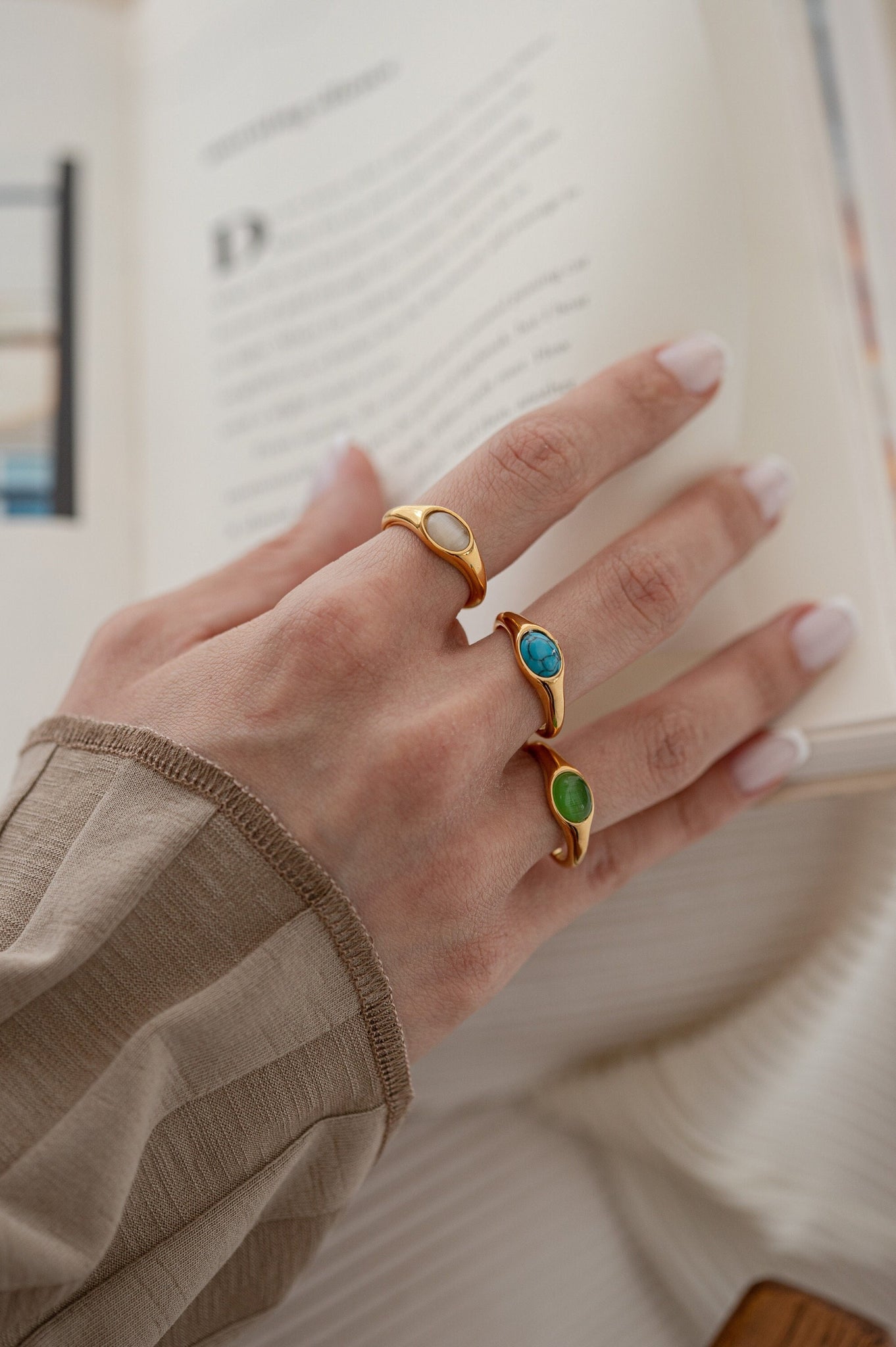 Healing Gemstone Rings by Buddha Groove – Buddha Groove