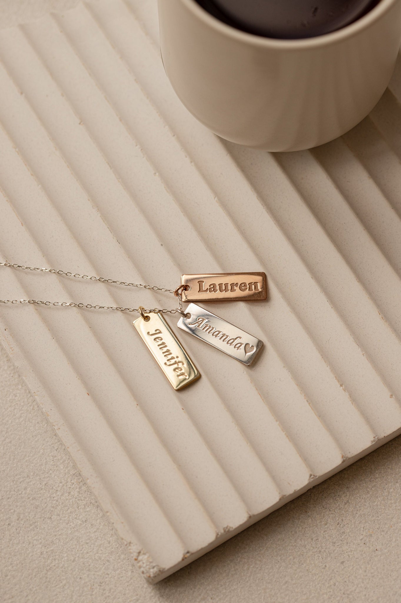 Custom Name Bar Necklace, Mothers Day Necklace, Kids Name Necklace, Personalized Mom Necklace, Family Name Necklace, Gift For Grandma