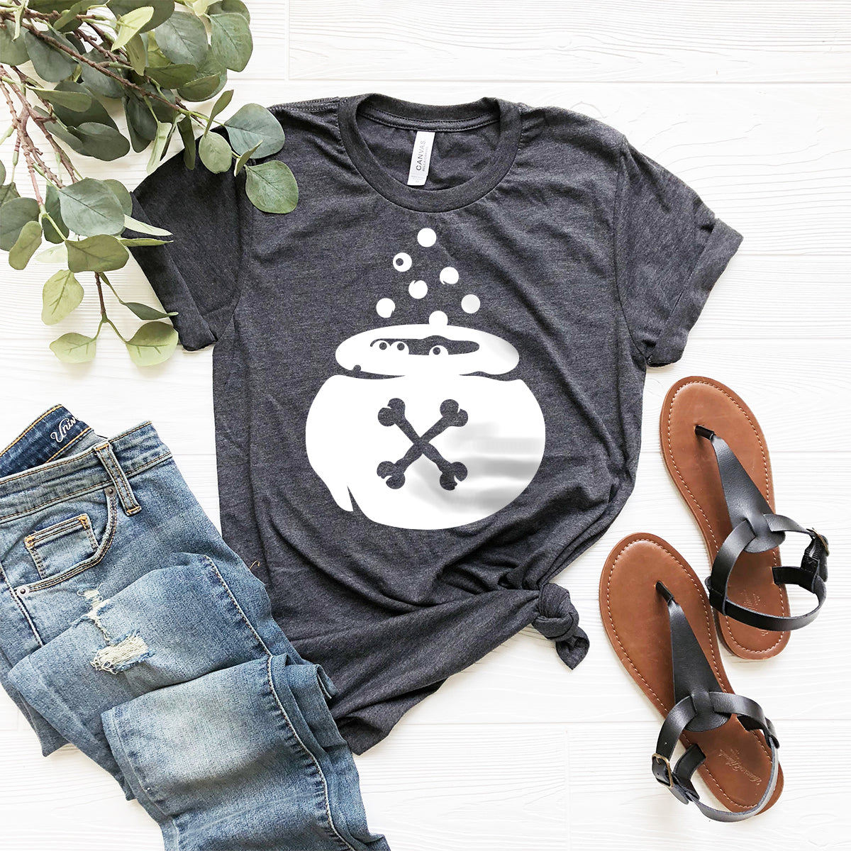 Halloween Shirt, Halloween Magic Pot T-Shirt, Witch Cauldron Shirt, Magic Pot Logo Shirt, Hocus Pocus T-Shirt, Halloween Party Shirt - Fastdeliverytees.com