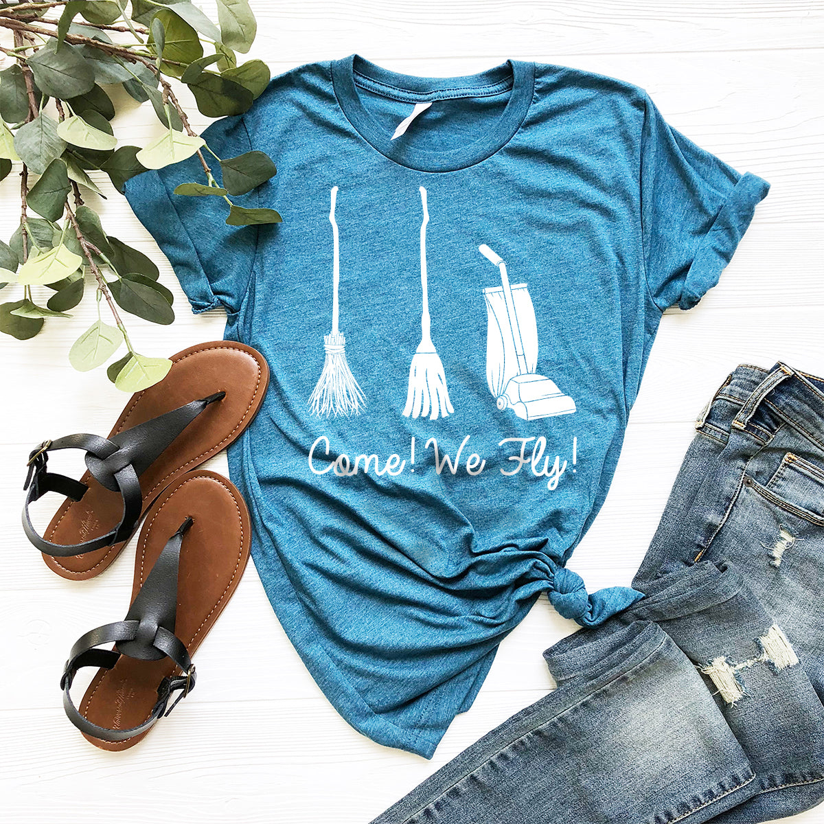 Sanderson Sisters Shirt, Come We Fly T-Shirt, Hocus Pocus Shirt, Fly Broom Shirt, Sanderson Sisters Halloween Tee, Fall Shirt, Witch Shirt - Fastdeliverytees.com